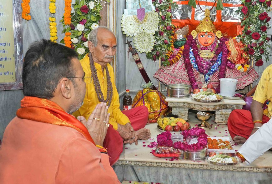 ज्वाला माता के दर पर मुख्यमंत्री शर्मा ने नवाया शीश