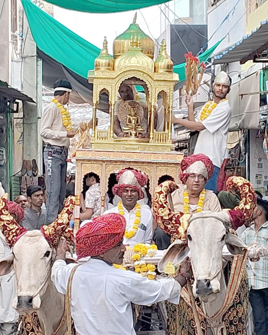 भगवान महावीर के जयकारों से गुंज उठा निवाई शहर
