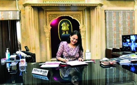टोंक की कमान अब नई कलेक्टर टीना डाबी के हाथ