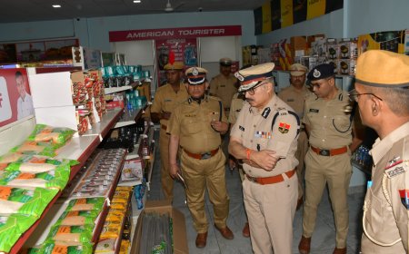 महानिदेशक पुलिस राजीव कुमार शर्मा का बीकानेर दौरा