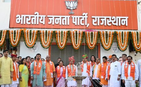 भाजपा राष्ट्रहित, विकास और सेवा की भावना के साथ कार्य करने वाली पार्टी:: सीएम भजनलाल शर्मा