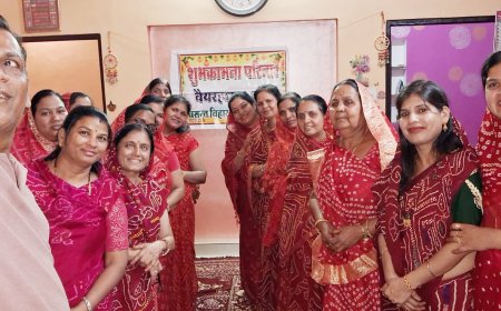 शुभकामना परिवार द्वारा  संगीतमय भक्तामर पाठ आयोजित किया