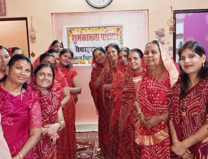 शुभकामना परिवार द्वारा  संगीतमय भक्तामर पाठ आयोजित किया