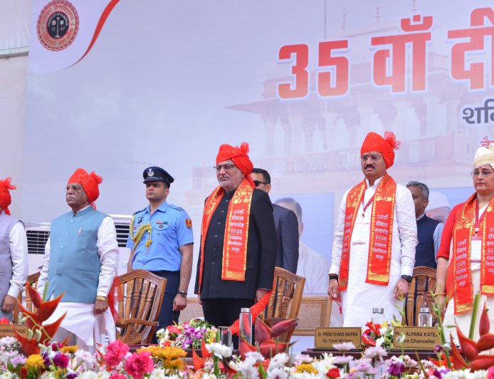 युवा राष्ट्र निर्माता है, ज्ञान का उपयोग विकसित भारत के निर्माण में करें -  उप राष्ट्रपति