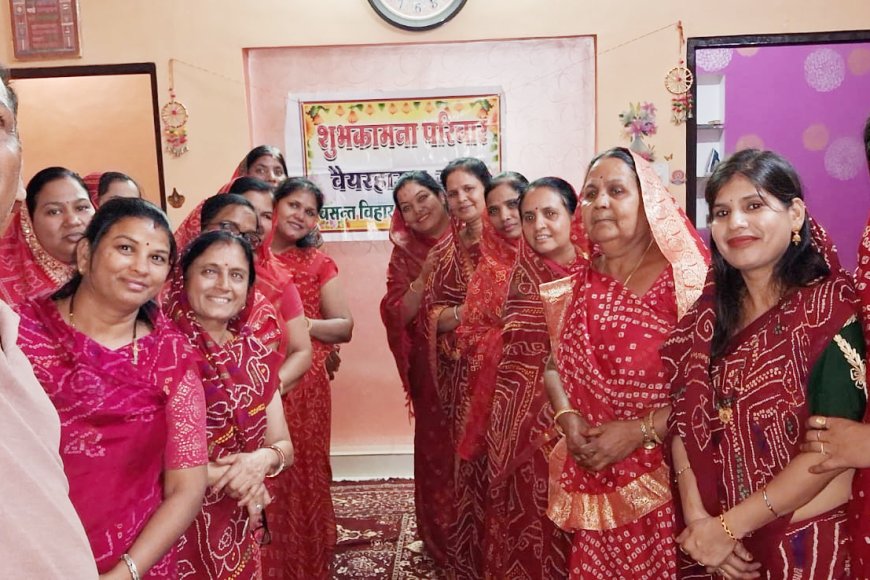 शुभकामना परिवार द्वारा  संगीतमय भक्तामर पाठ आयोजित किया