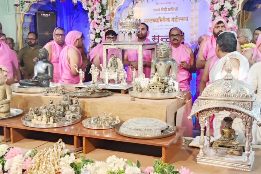 सांगानेर के तलघर से निकलीं 800 वर्ष पुरानी जिन प्रतिमाएं दर्शन