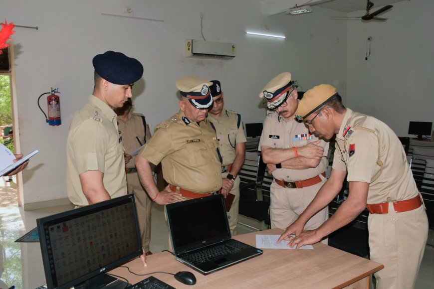 महानिदेशक पुलिस राजीव कुमार शर्मा का बीकानेर दौरा