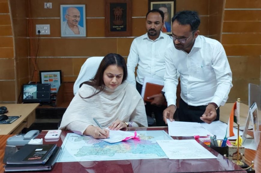 टीना डाबी ने संभाला जिला कलेक्टर एवं जिला मजिस्टेªट टोंक का पदभार