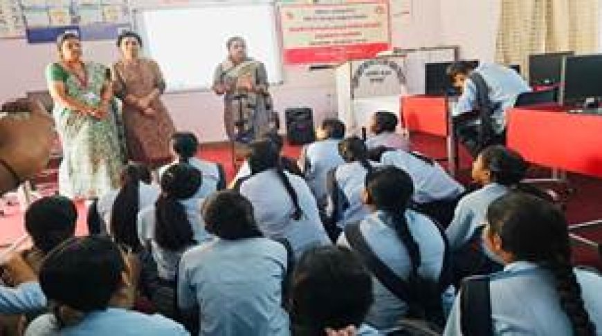 राजकीय बालिका विद्यालयों में जागरूकता गतिविधियों का हो रहा है आयोजन