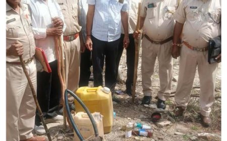 प्रदेश में 1 लाख 59 हजार 96 लीटर वाॅश नष्ट