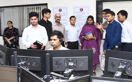 पुलिस मुख्यालय में प्रोबेशनर आईएएस अधिकारियों का भ्रमण