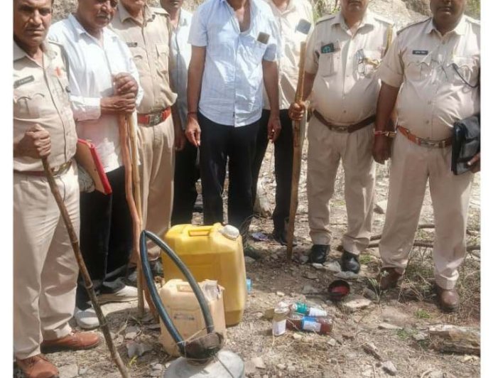 प्रदेश में 1 लाख 59 हजार 96 लीटर वाॅश नष्ट