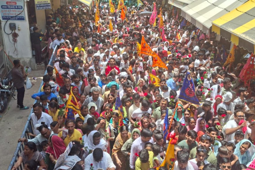 बाबा श्याम के दरबार में उमड़ा आस्था का सैलाब