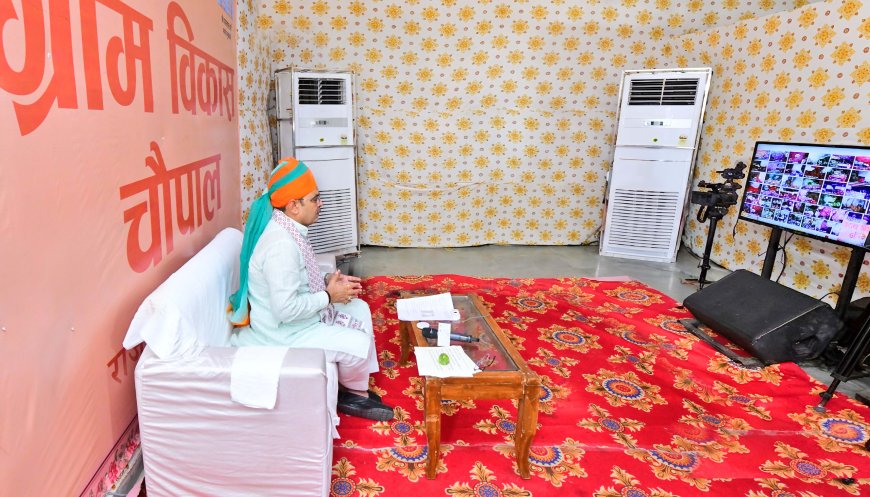 ग्राम रथों से आमजन को मिली योजनाओं की जानकारी