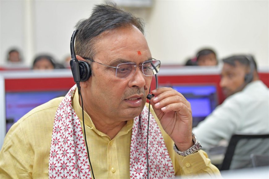 राजस्थान संपर्क हैल्पलाइन 181 पहुंचे मुख्यमंत्री