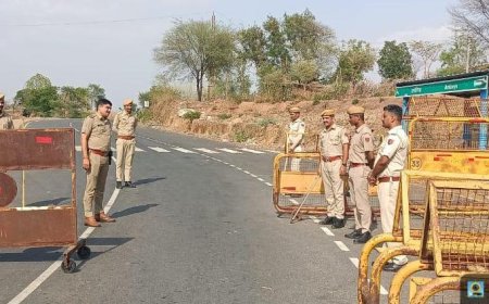 राजस्थान पुलिस का 'मेगा नाकाबंदी' अभियान