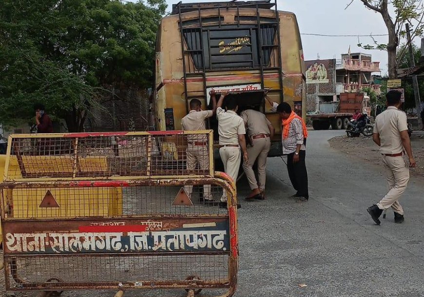 राजस्थान पुलिस का 'मेगा नाकाबंदी' अभियान