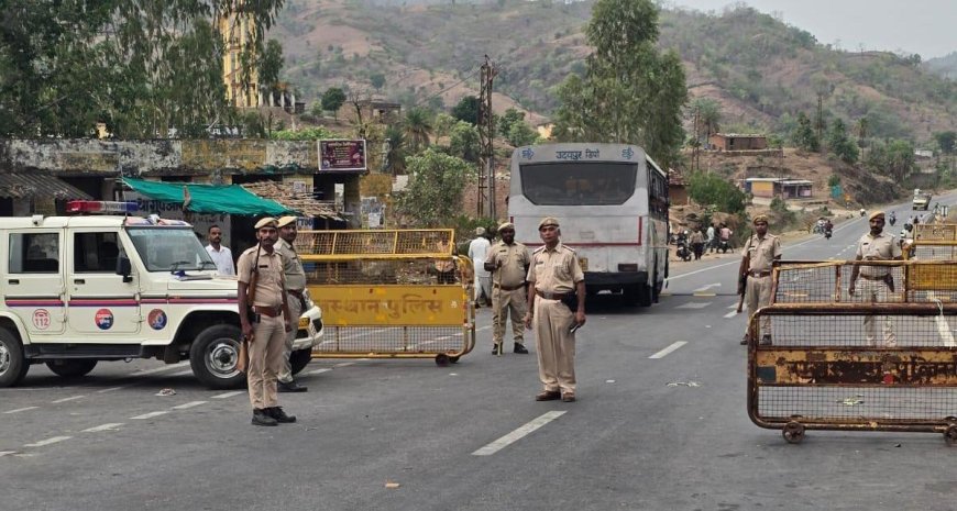 राजस्थान पुलिस का 'मेगा नाकाबंदी' अभियान