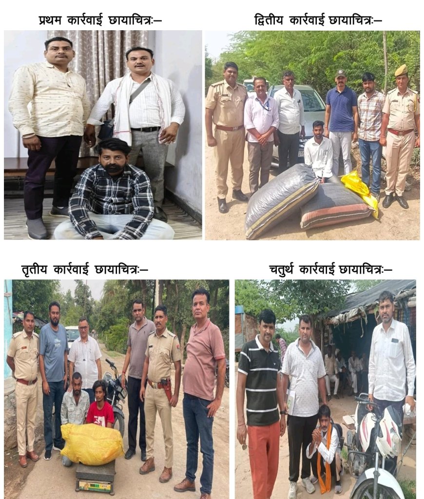 एंटी-नारकोटिक्स टास्क फोर्स का राज्यव्यापी महा-ऑपरेशन