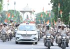 तिरंगा बाइक रैली ने जगाया देशभक्ति का जज्बा