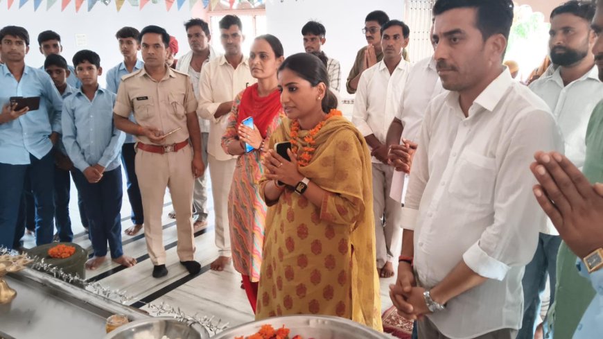 तहसीलदार सृष्टि जैन के सानिध्य में नोहटा में हुआ पौधारोपण