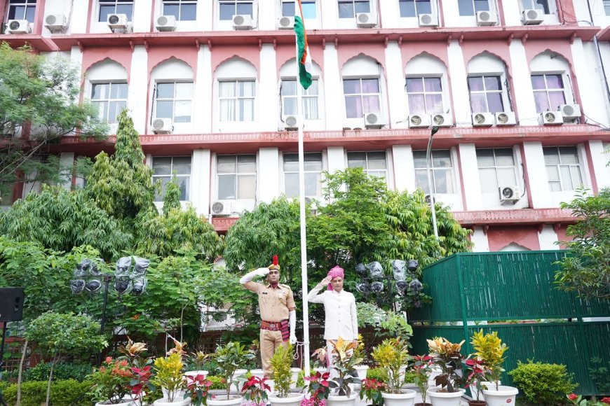 जेडीए में हर्षोल्लास के साथ मनाया गया 80वां स्वतंत्रता दिवस