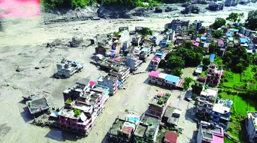 नेपाल में बाढ़ से तबाही