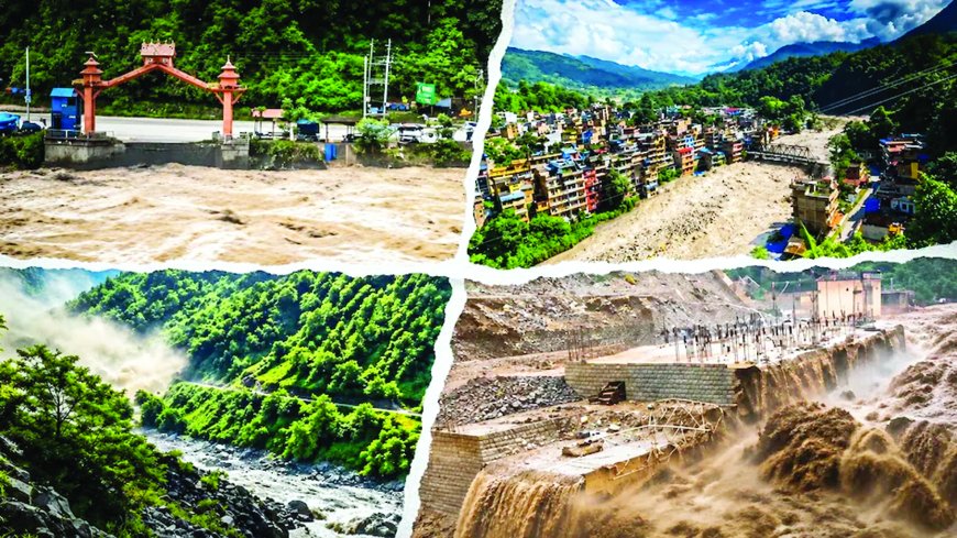 नेपाल में बाढ़ से तबाही