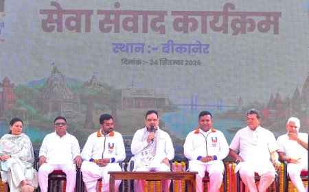 सेवा संकल्प यात्रा के प्रतिभागियों से संवाद