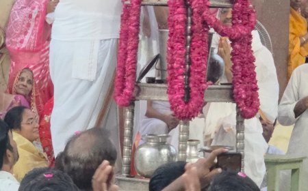 जिनेन्द्र देव का हुआ सामूहिक कलशाभिषेक, उमड़ा जनसैलाब
