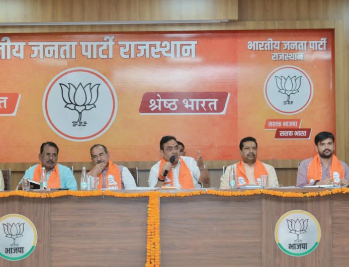 भाजपा का लक्ष्य समाज की अंतिम पंक्ति में खड़े व्यक्ति तक विकास और जल कल्याण का लाभ पहुंचाना:- मदन राठौड़