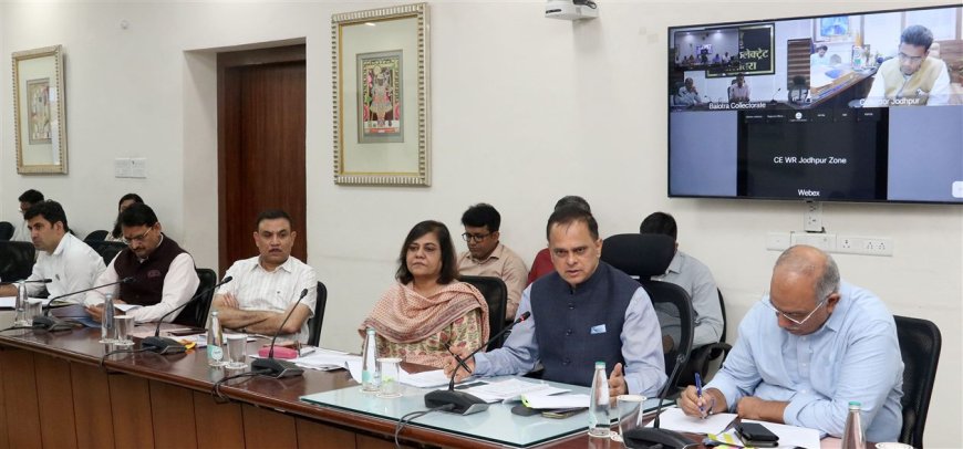 विभागों को एक्शन प्लान बना कर समयबद्ध एवं दीर्घकालिक कार्यवाही के निर्देश : मुख्य सचिव