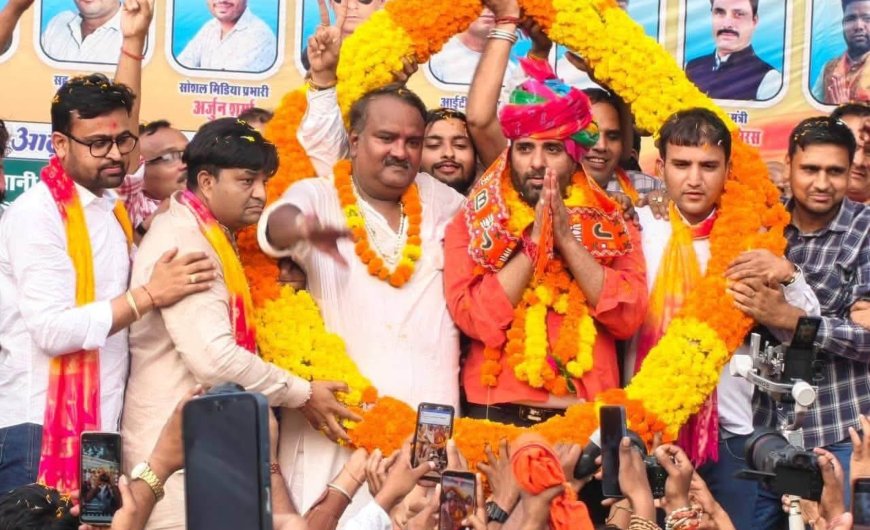शहर के सर्वांगीण विकास का संकल्प: नरेन्द्र शर्मा