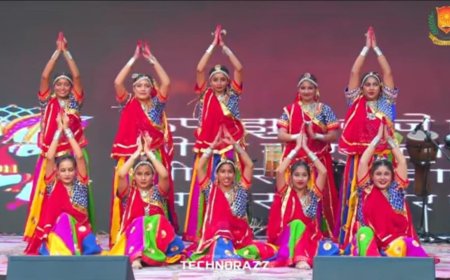 जेएनयू के मंच पर लोक संस्कृति राजस्थानी मारवाड़ी धरोहर की थीम
