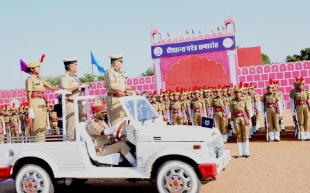 राजस्थान पुलिस अकादमी में दीक्षांत परेड समारोह