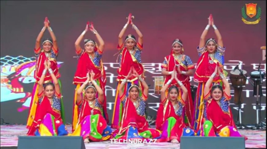 जेएनयू के मंच पर लोक संस्कृति राजस्थानी मारवाड़ी धरोहर की थीम