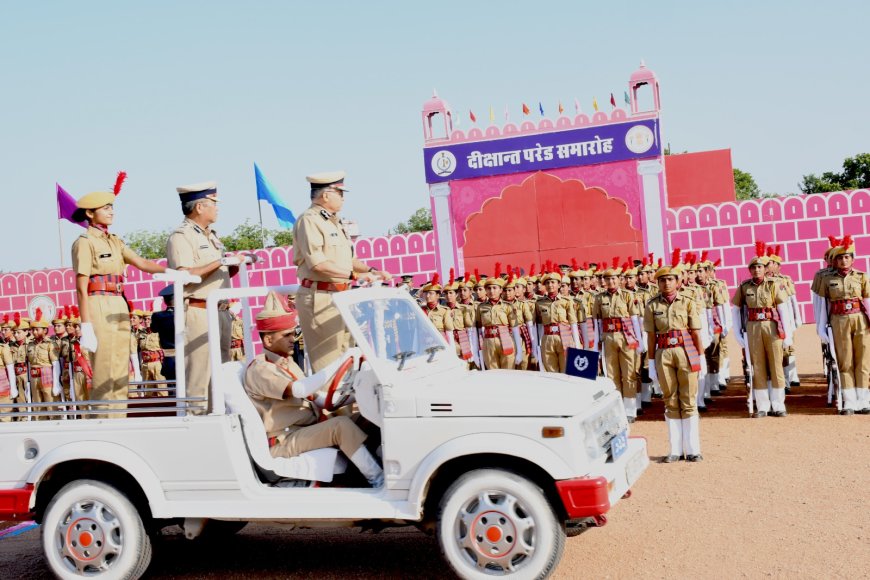 राजस्थान पुलिस अकादमी में दीक्षांत परेड समारोह
